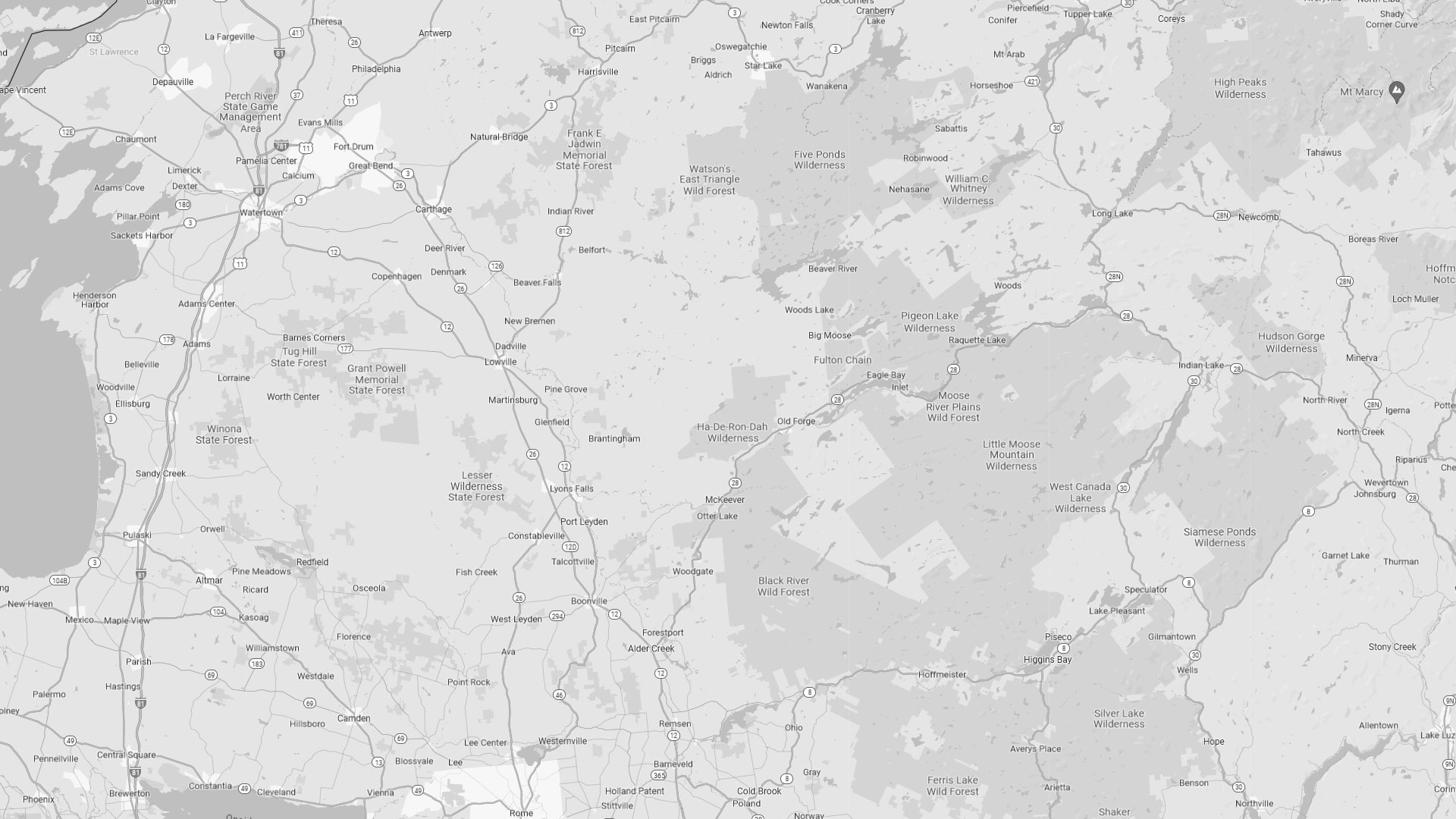 Service area map background banner